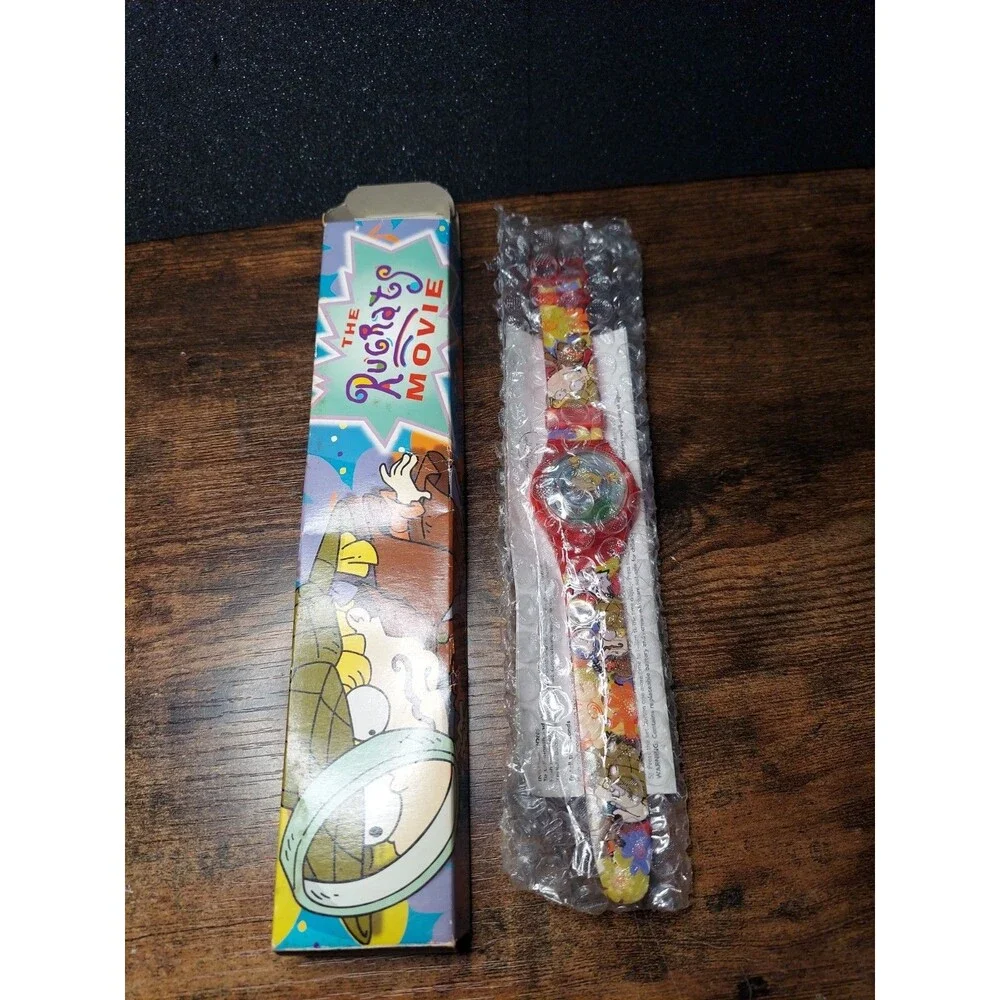 The Rugrats Movie Watch Angelica Floating Flowers Viacom 1998 Untested/Need Batt